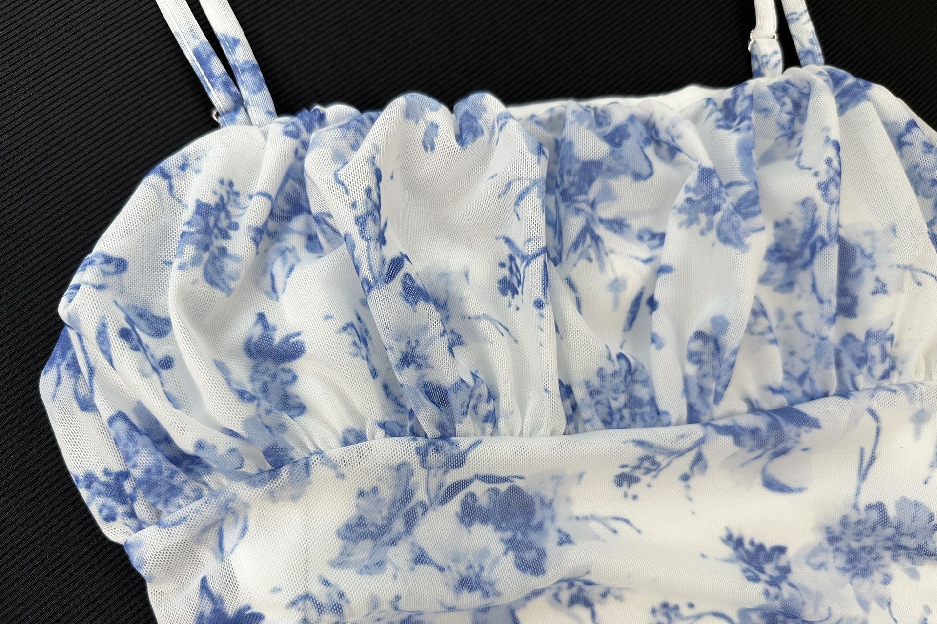 Floral Suspender Vacation Beach Dress
