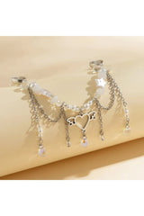 Collier en cristal et perles d'imitation0