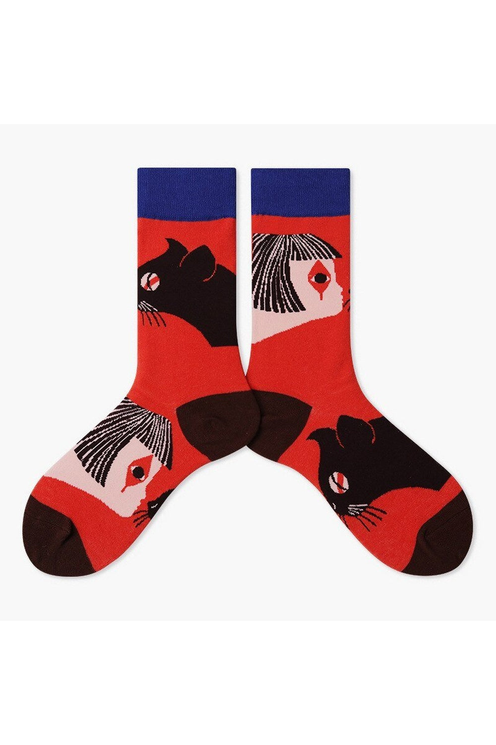 Indie Aesthetic Creative Abstract Socks