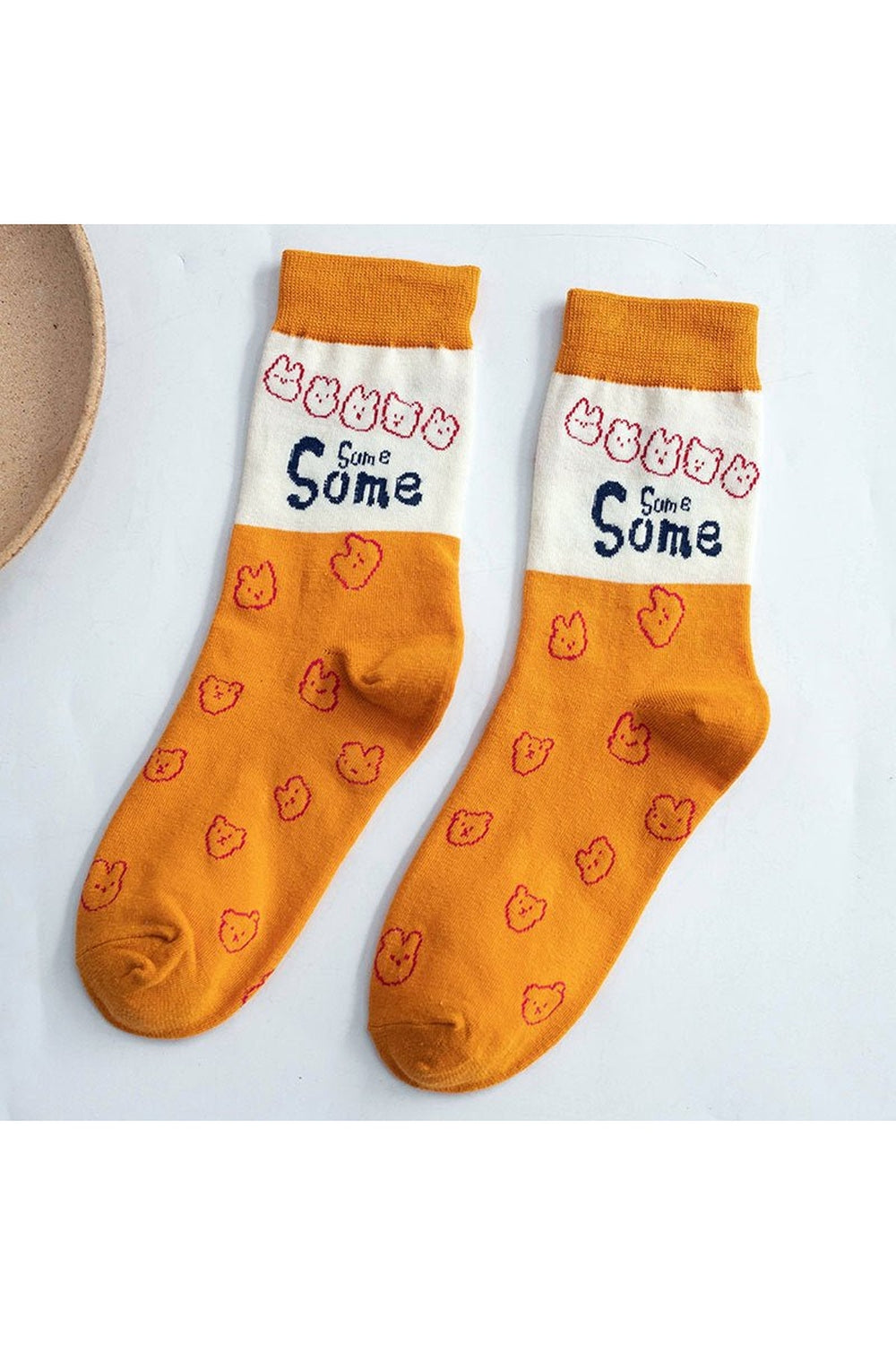 Indie Aesthetic Print Cotton Socks