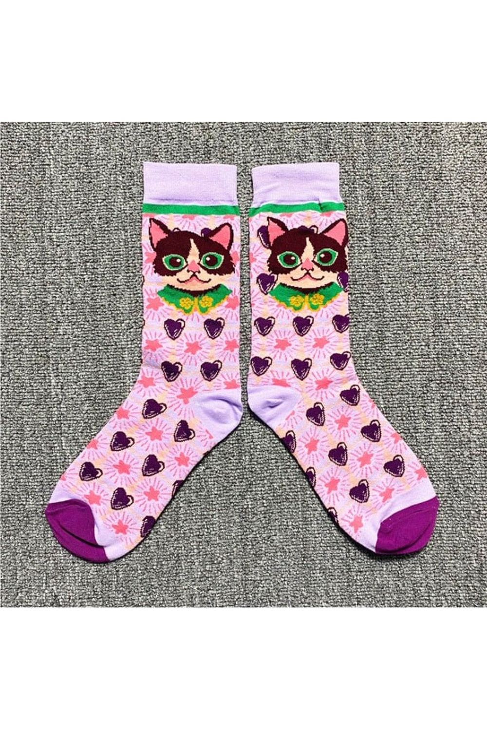 Indie Aesthetic Print Cute Socks