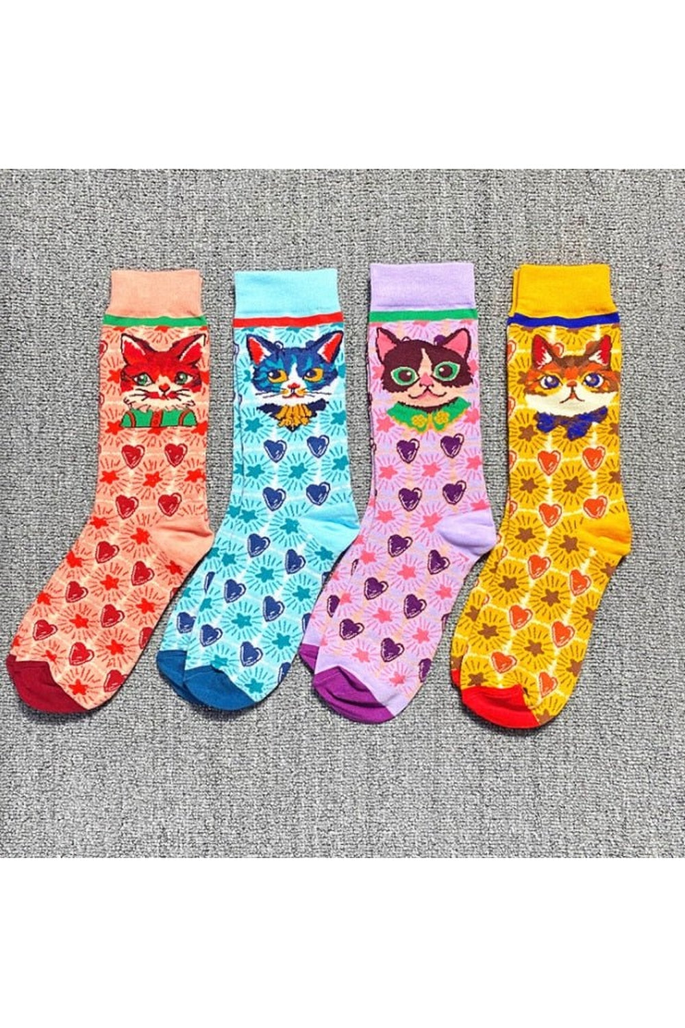 Indie Aesthetic Print Cute Socks