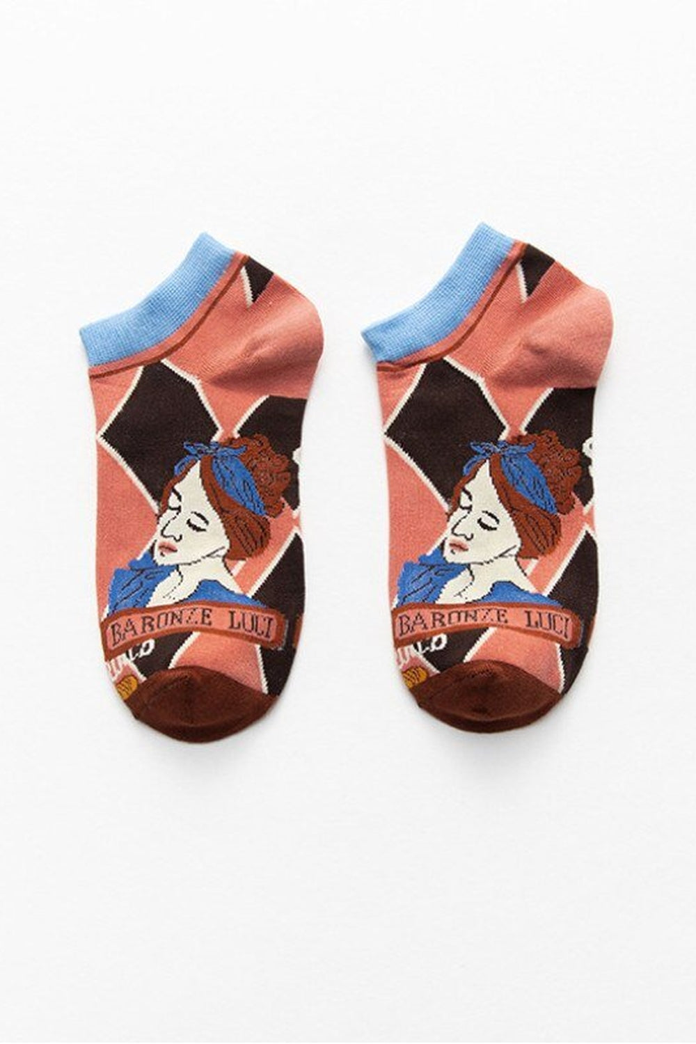 Indie Aesthetic Print Cute Socks