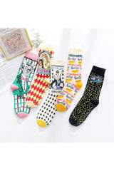 Indie Aesthetic Print Cute Socks