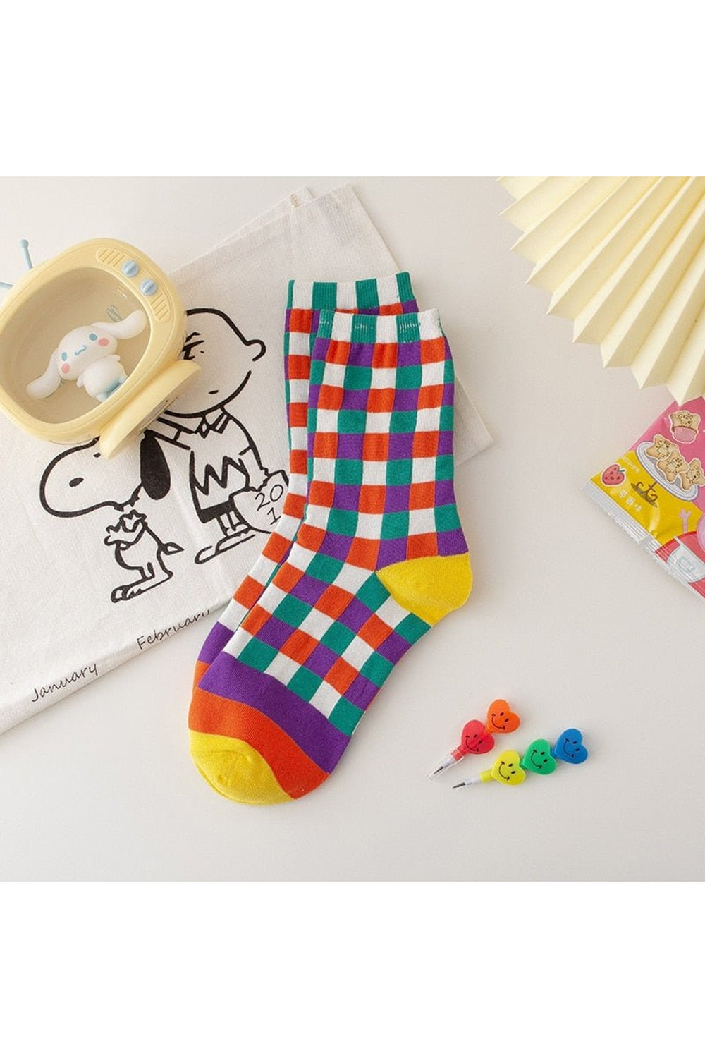 Indie Aesthetic Style Cotton Socks