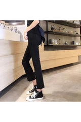 Fall Indie High Waist Slim Jeans