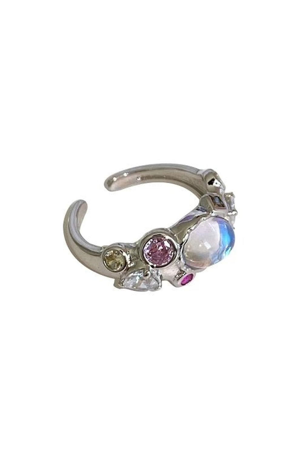 Indie Opal Zircon Ring