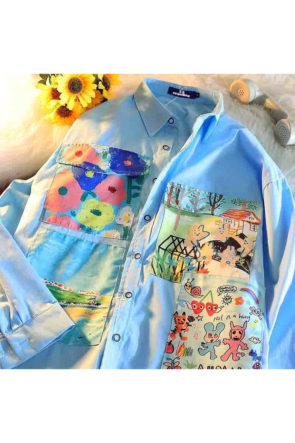 T-shirt de printemps style urbain indépendant