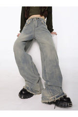 Fall Indie Style Baggy Jeans