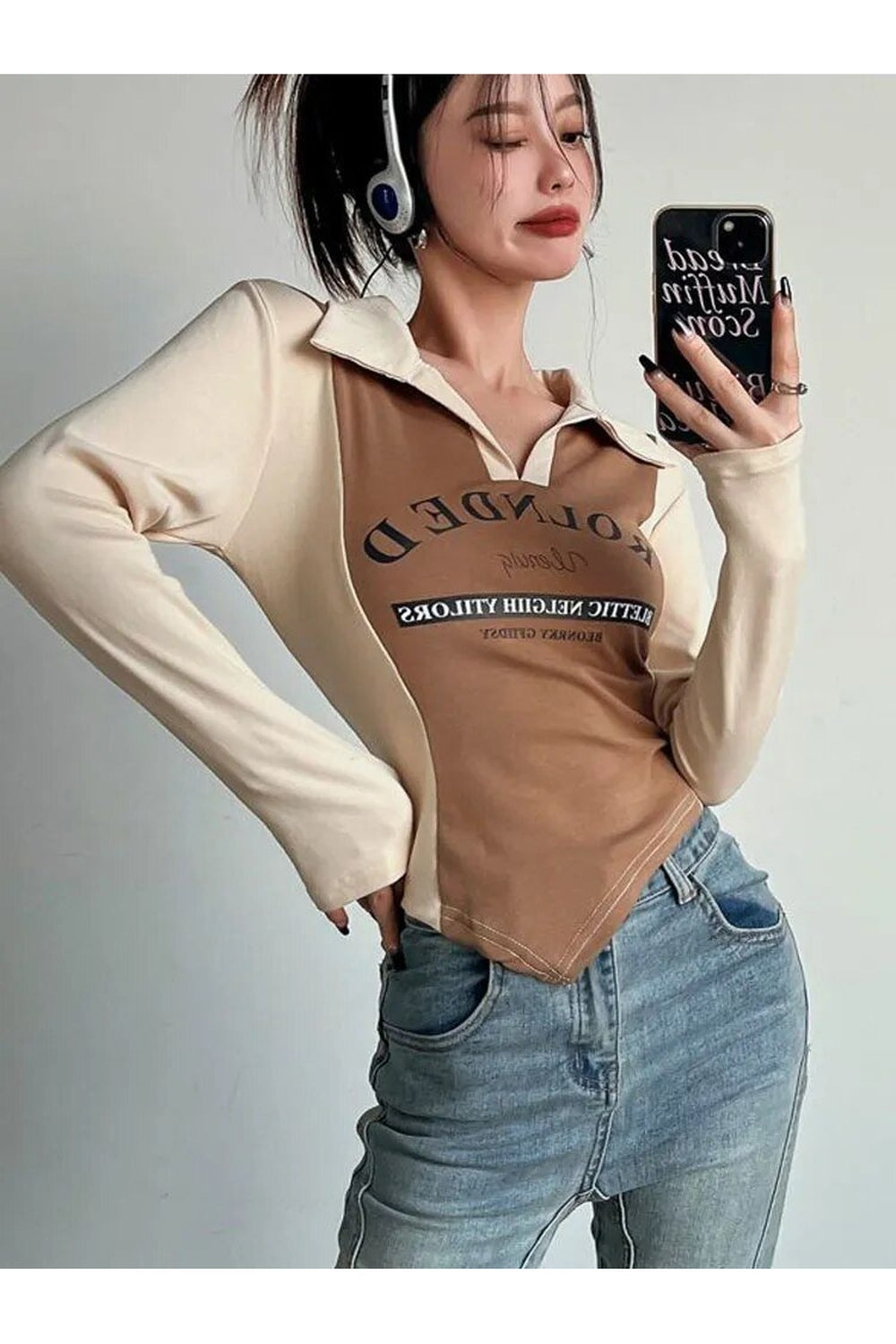 Irregular Kpop Aesthetic T-Shirt