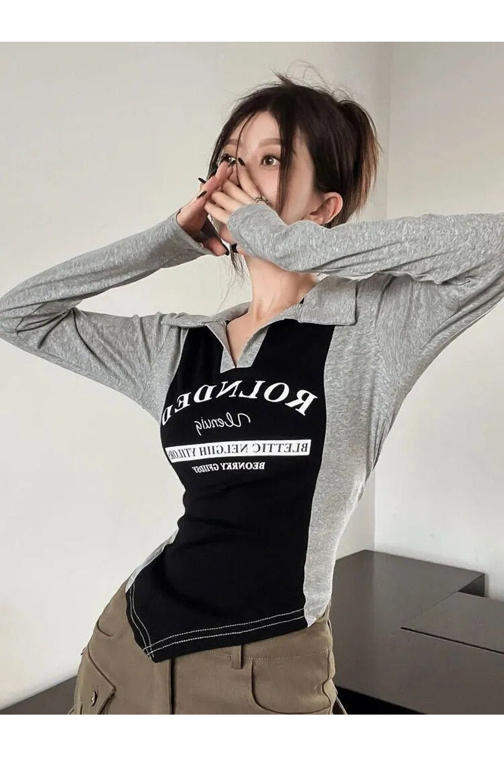 Irregular Kpop Aesthetic T-Shirt