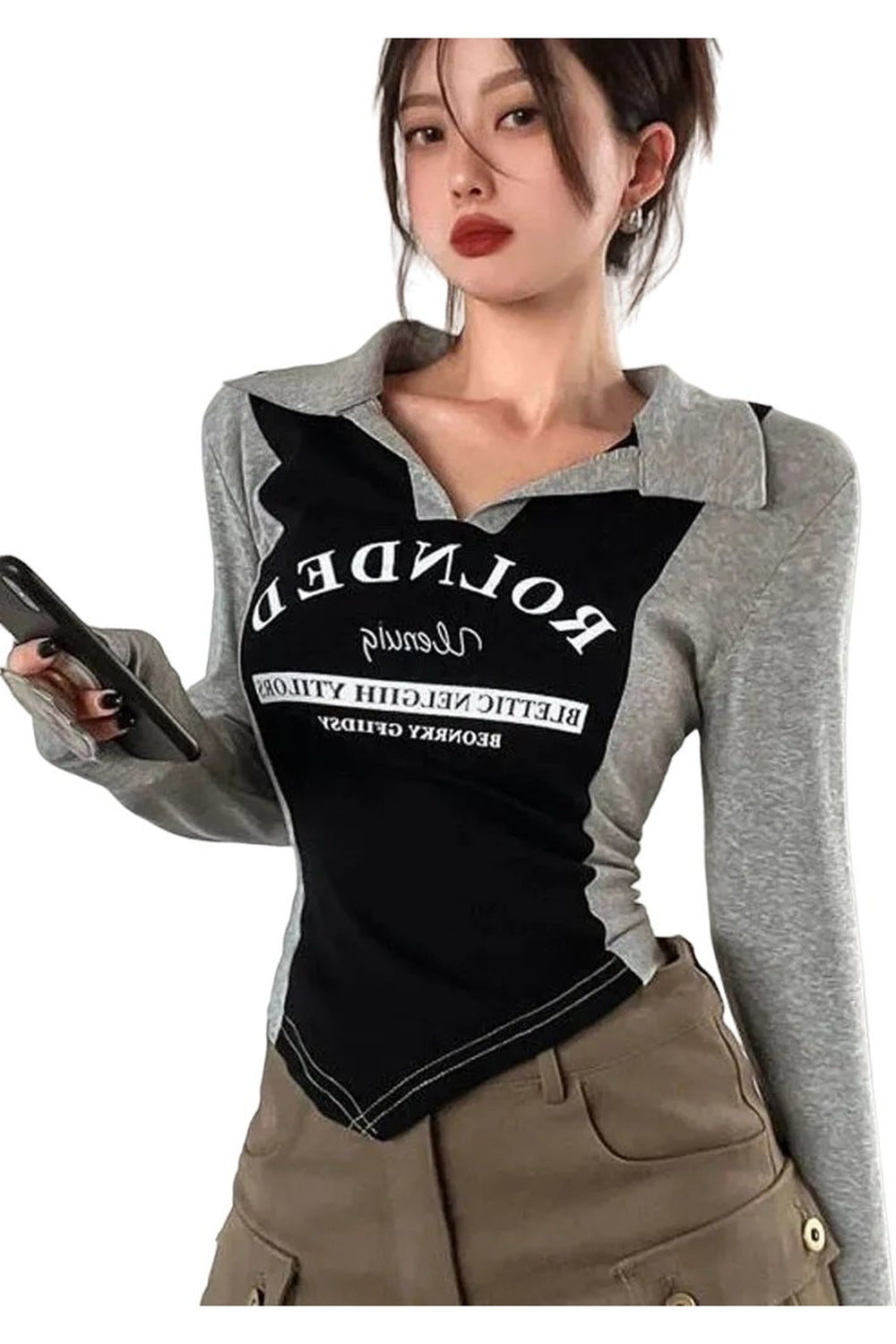 Irregular Kpop Aesthetic T-Shirt