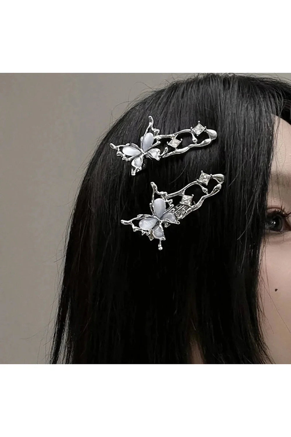 Irregular Metal Butterfly Hairpin