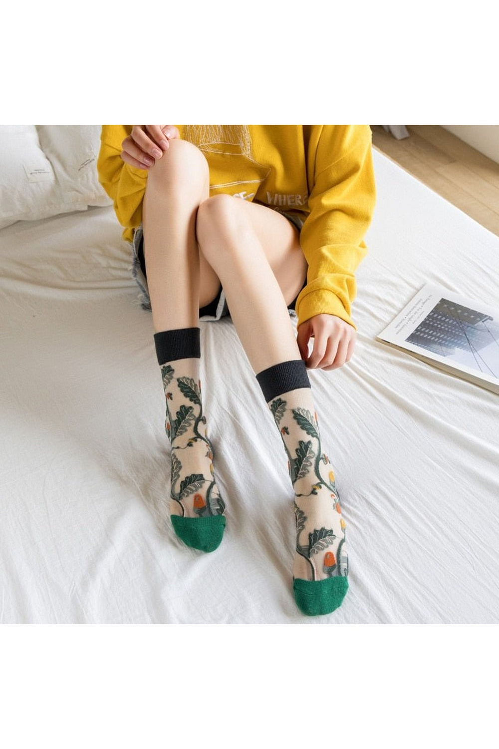 Jacquard Creative Socks