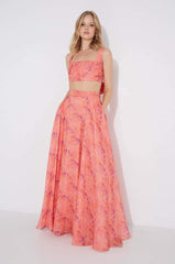 Jan Printed Strap A-line Set-Sunfere