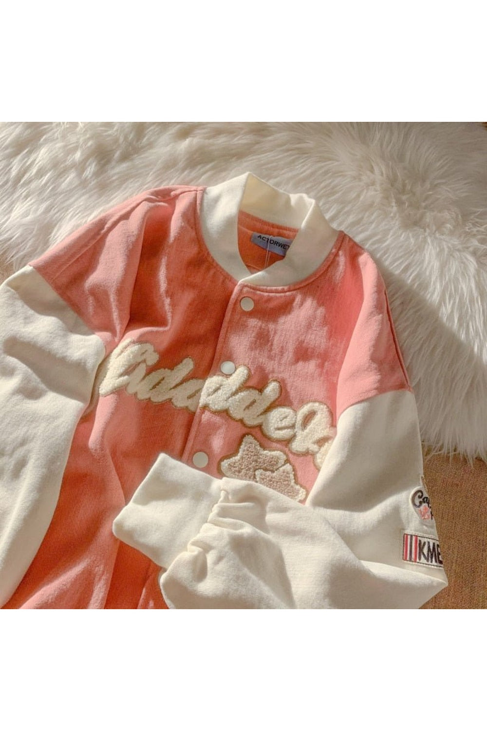 Fall Japanese Y2K Kawaii Varsity Jacket