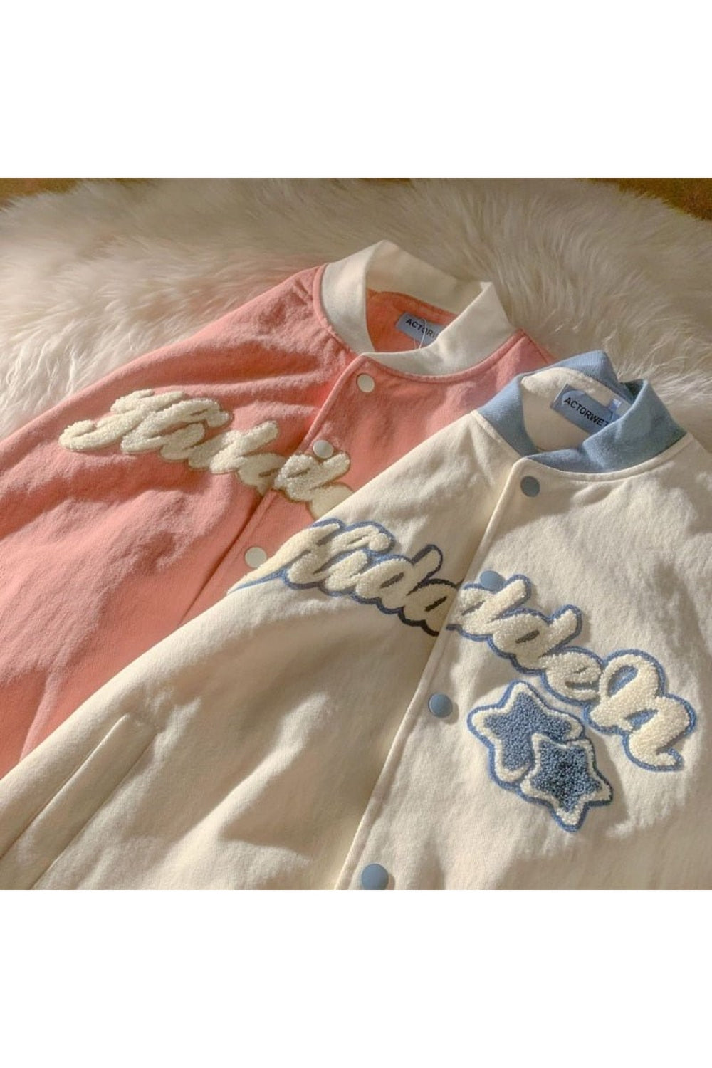 Fall Japanese Y2K Kawaii Varsity Jacket