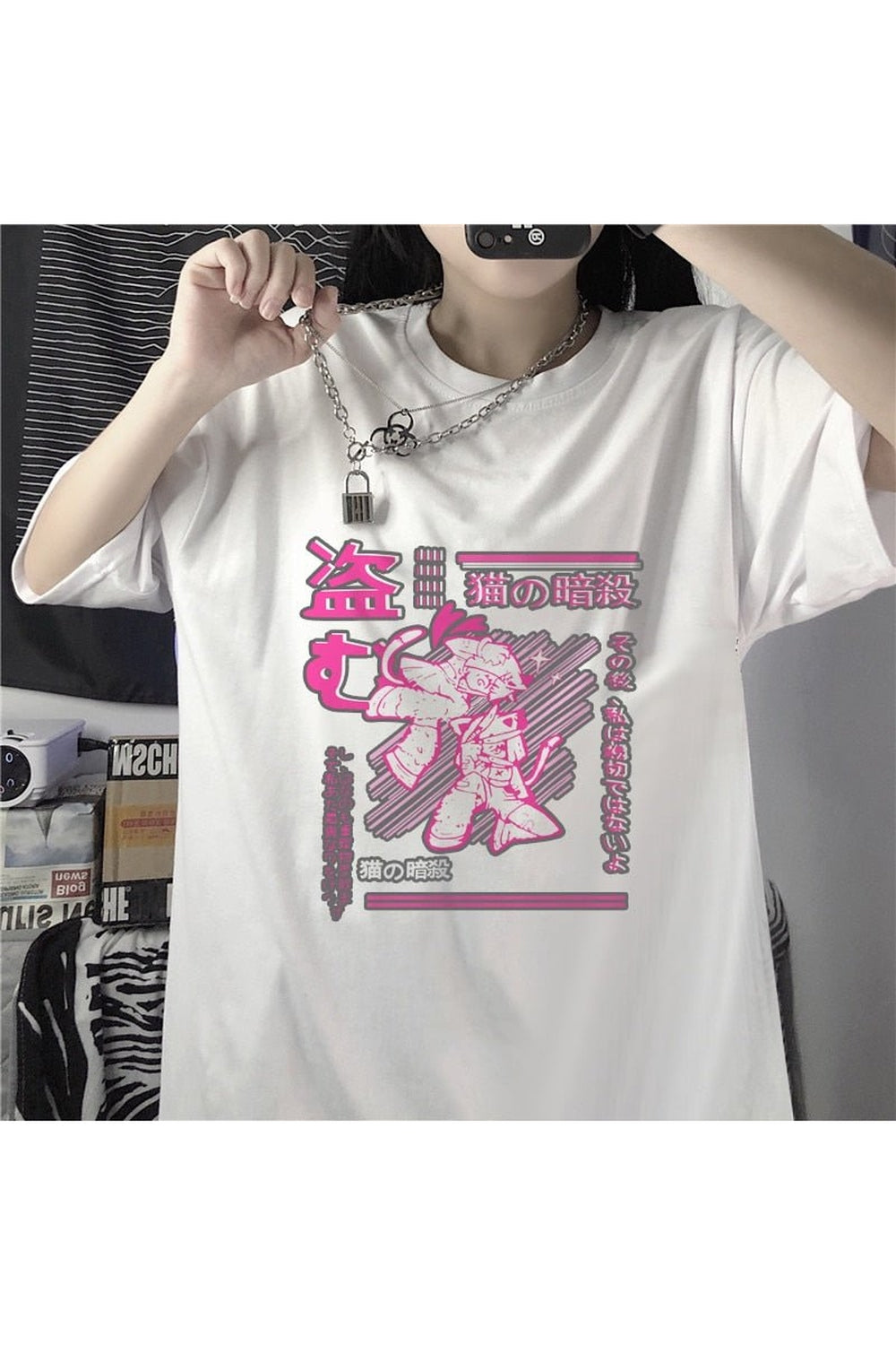 Kawaii Aesthetic printed T-shirt