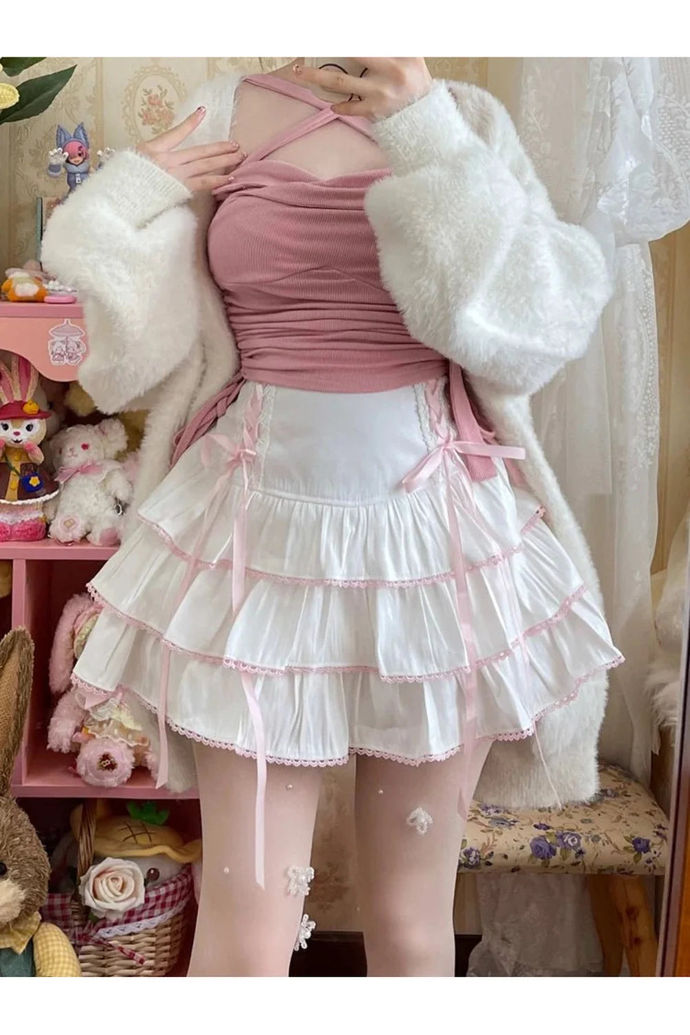 Kawaii Ballkleid Minirock
