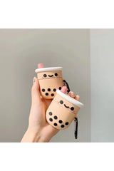 Kawaii Bubble tea airpods case