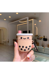 Kawaii Bubble tea airpods case