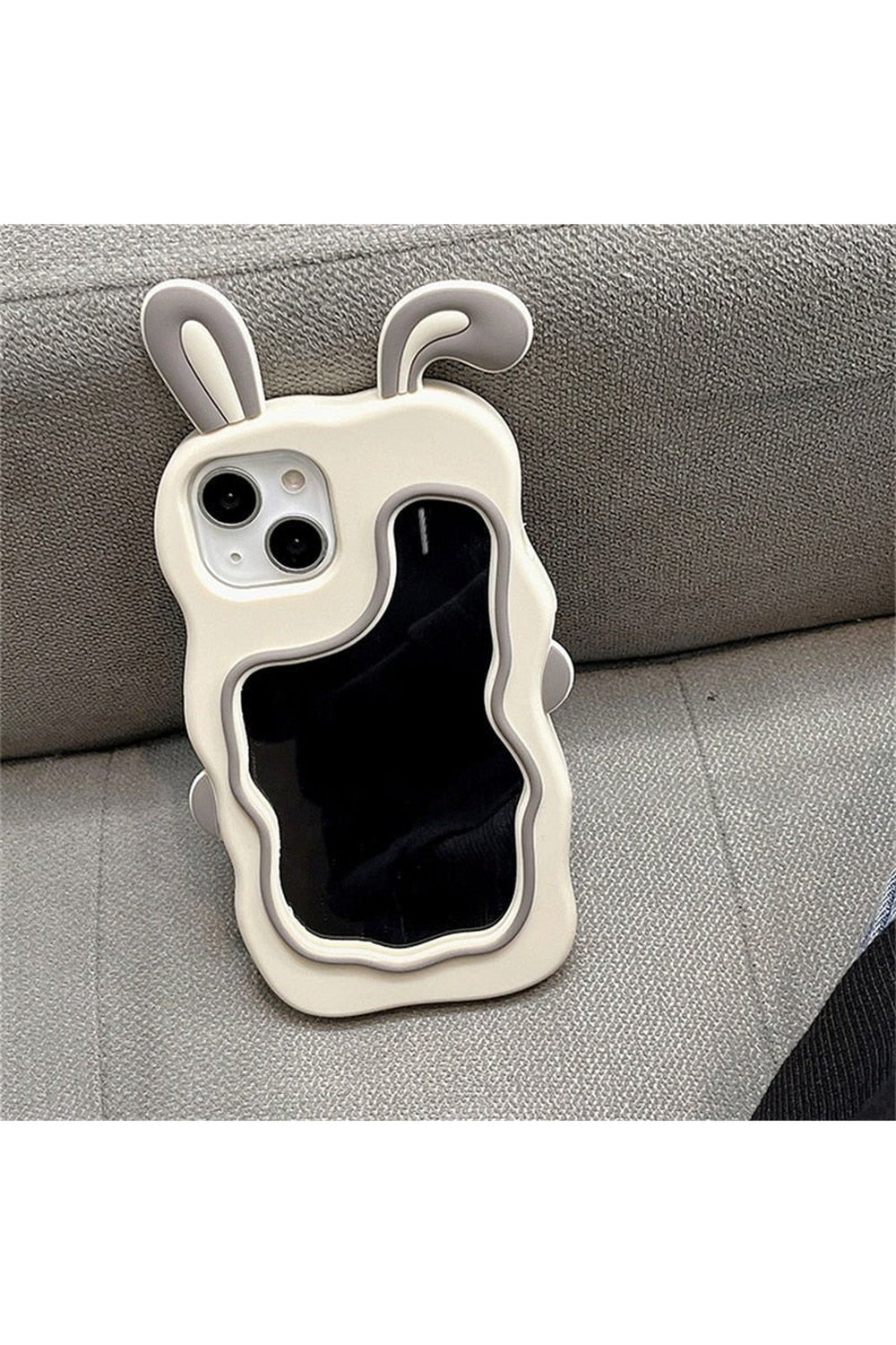 Kawaii Cute Bunny Mirror Case For iPhone