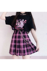 Kawaii Cute Bunny Print T-Shirt