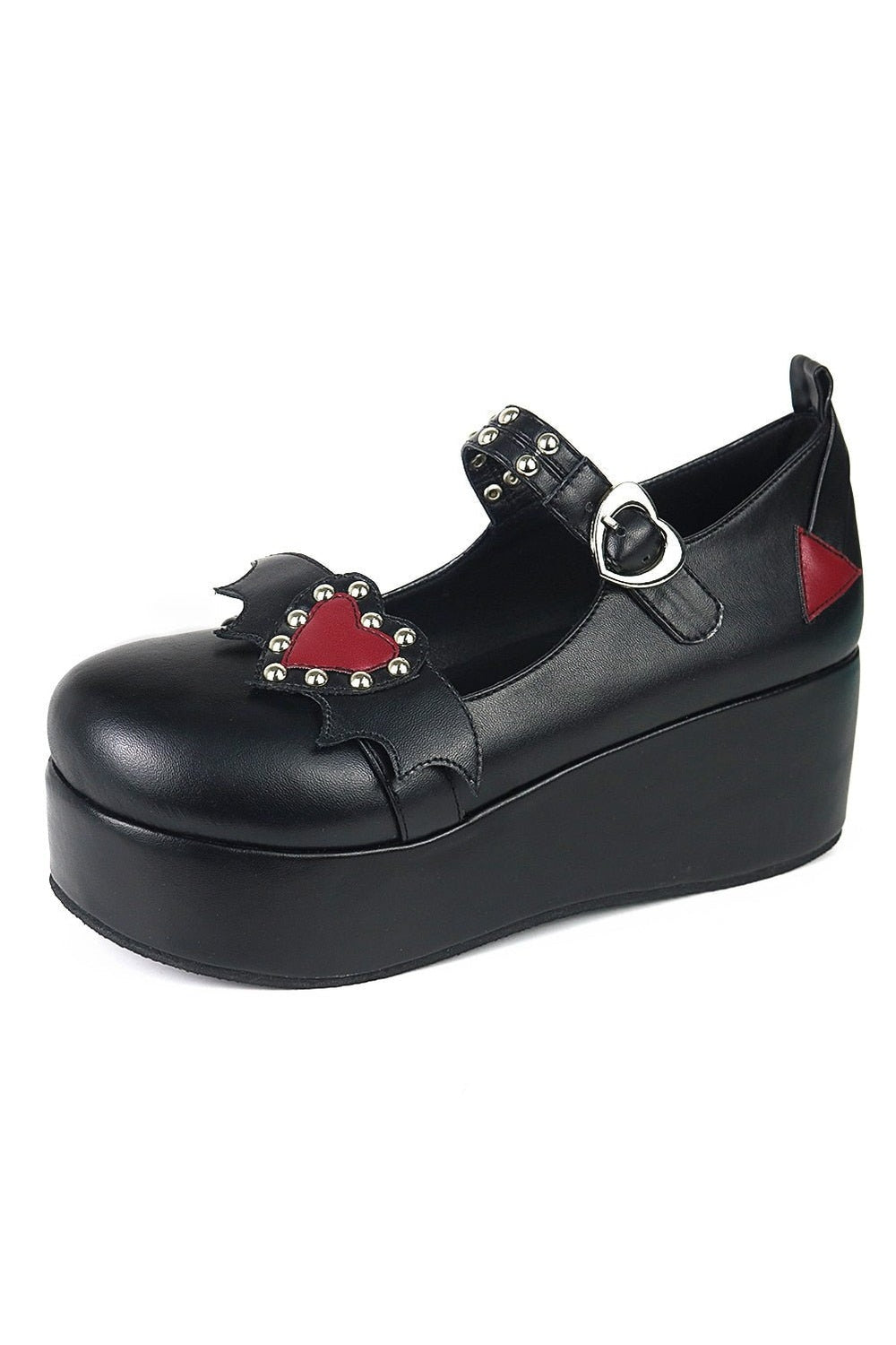 Kawaii Cute Heart Platform Shoes