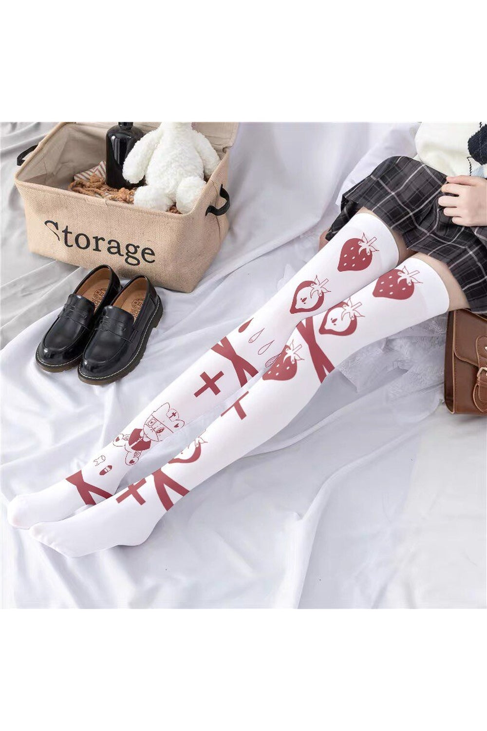 Kawaii Goth Long Socks