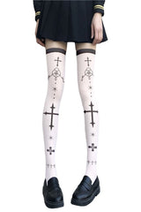 Kawaii Goth Long Socks