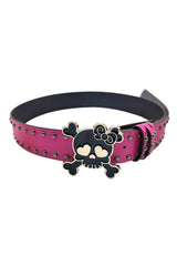 Kawaii Goth Skull Belt