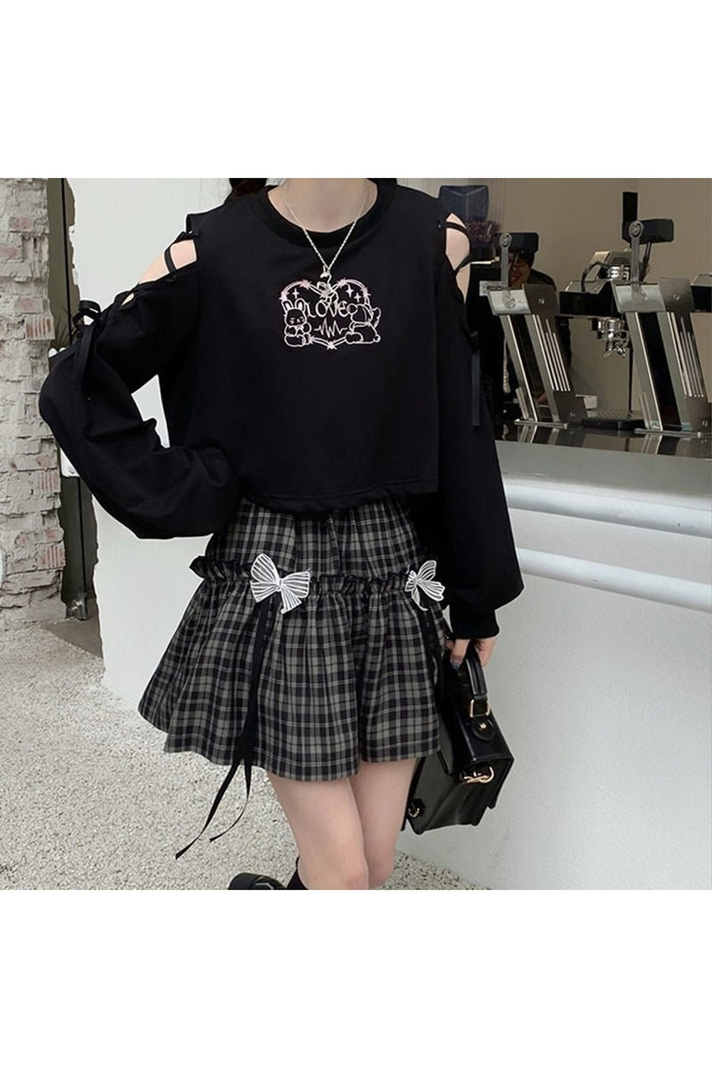 Kawaii Japanese Style Plaid Skirt