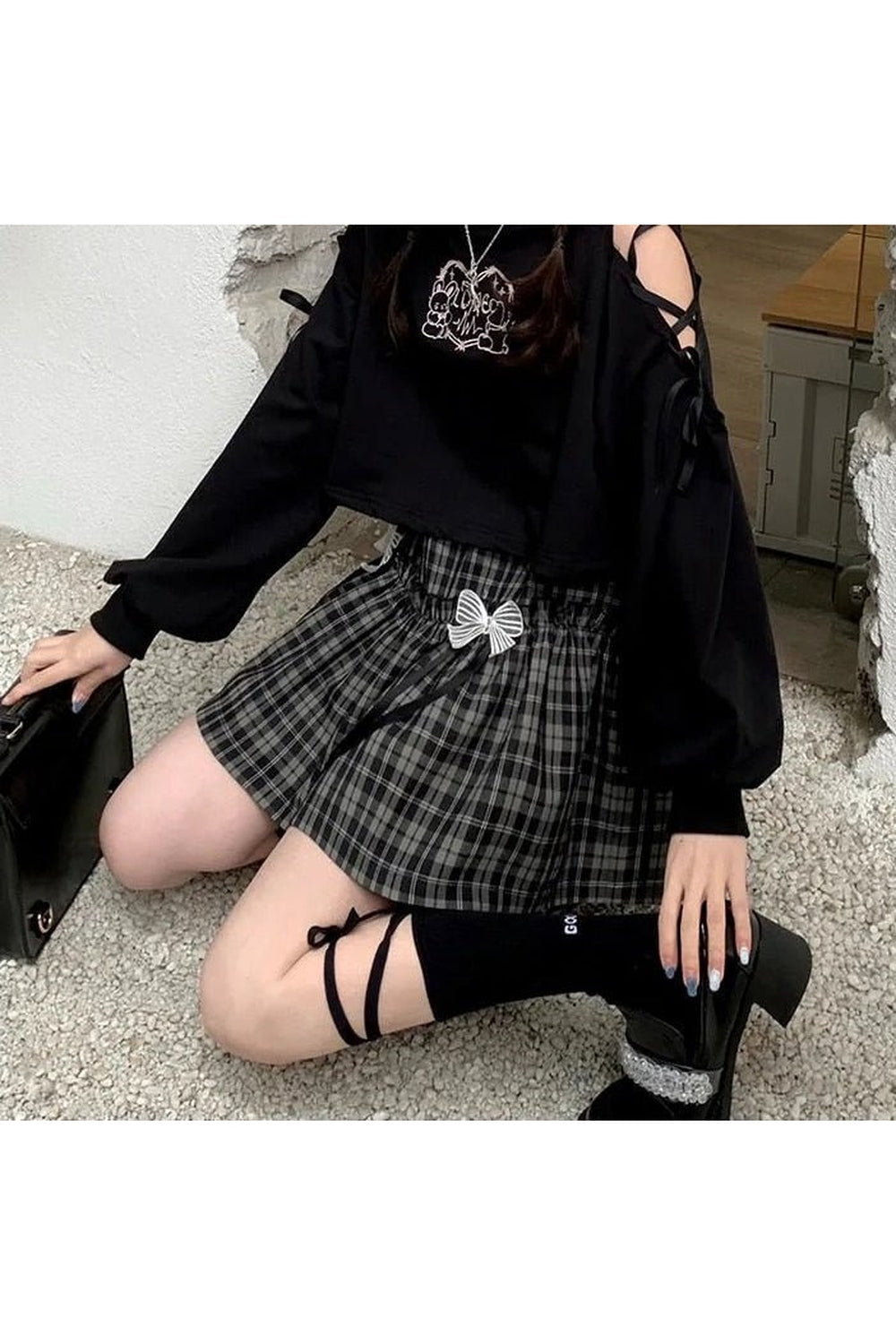 Kawaii Japanese Style Plaid Skirt