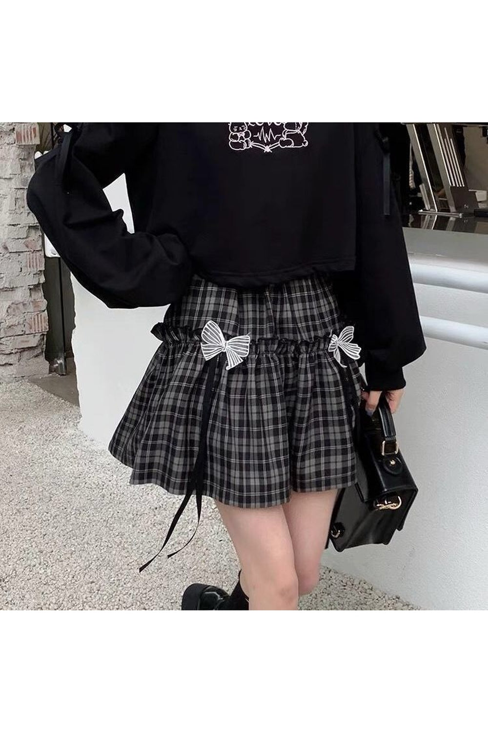 Kawaii Japanese Style Plaid Skirt