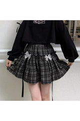 Kawaii Japanese Style Plaid Skirt