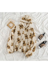 Fall Kawaii Oversize Cute Bear Hoodie