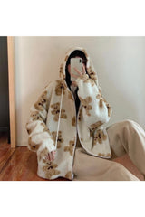 Fall Kawaii Oversize Cute Bear Hoodie