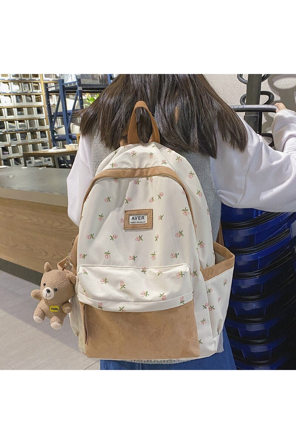 Kawaii Pattern Laptop Backpack