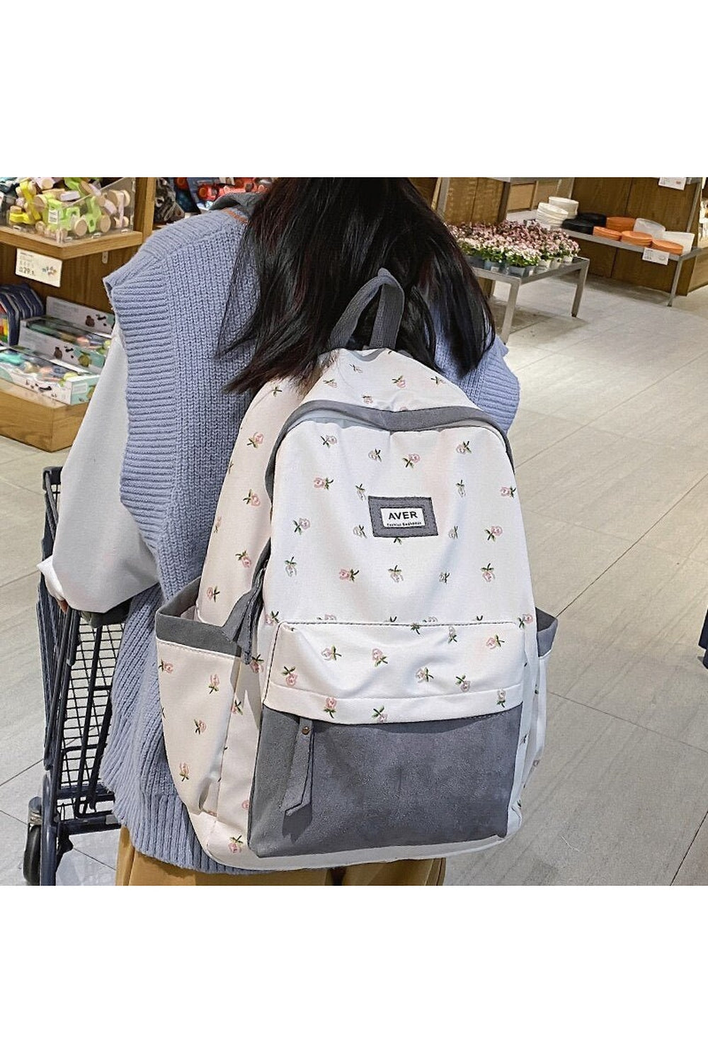 Kawaii Pattern Laptop Backpack