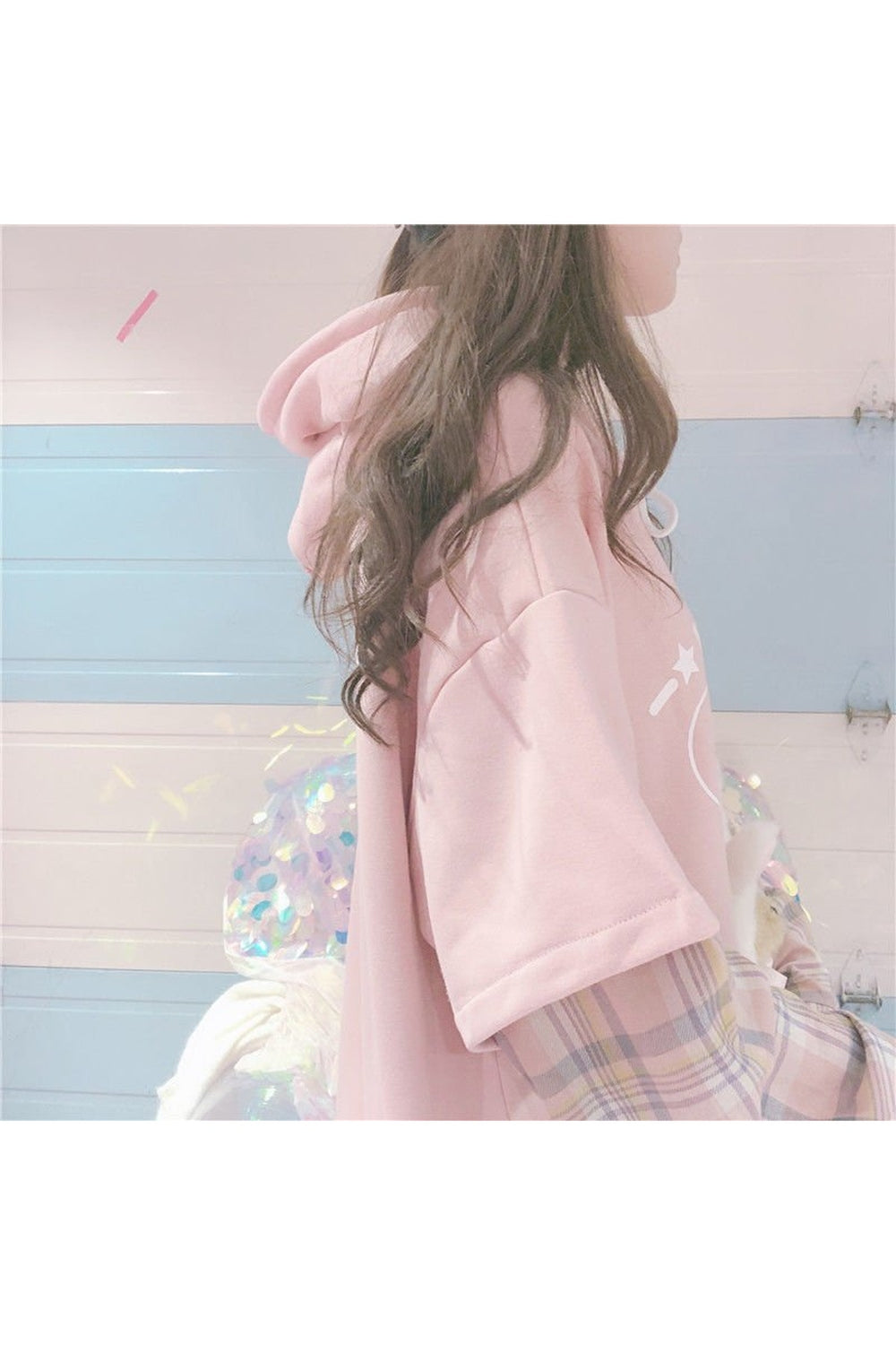 Fall Kawaii Pink Hoodie