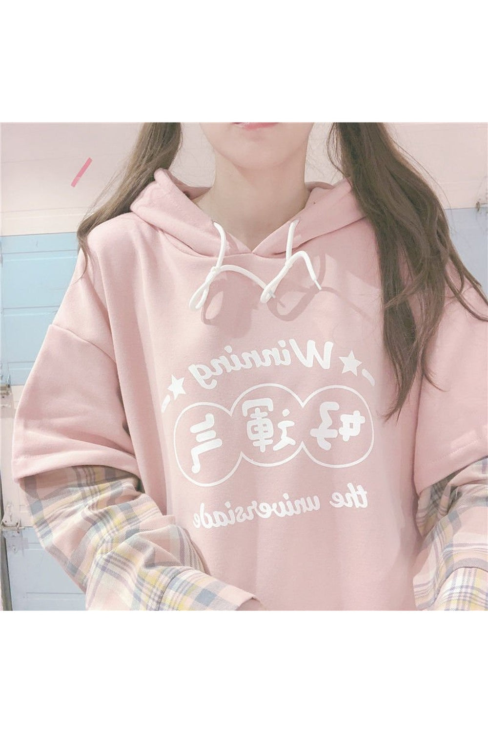 Fall Kawaii Pink Hoodie