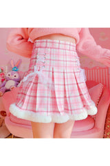 Kawaii Plaid Mini Skirt