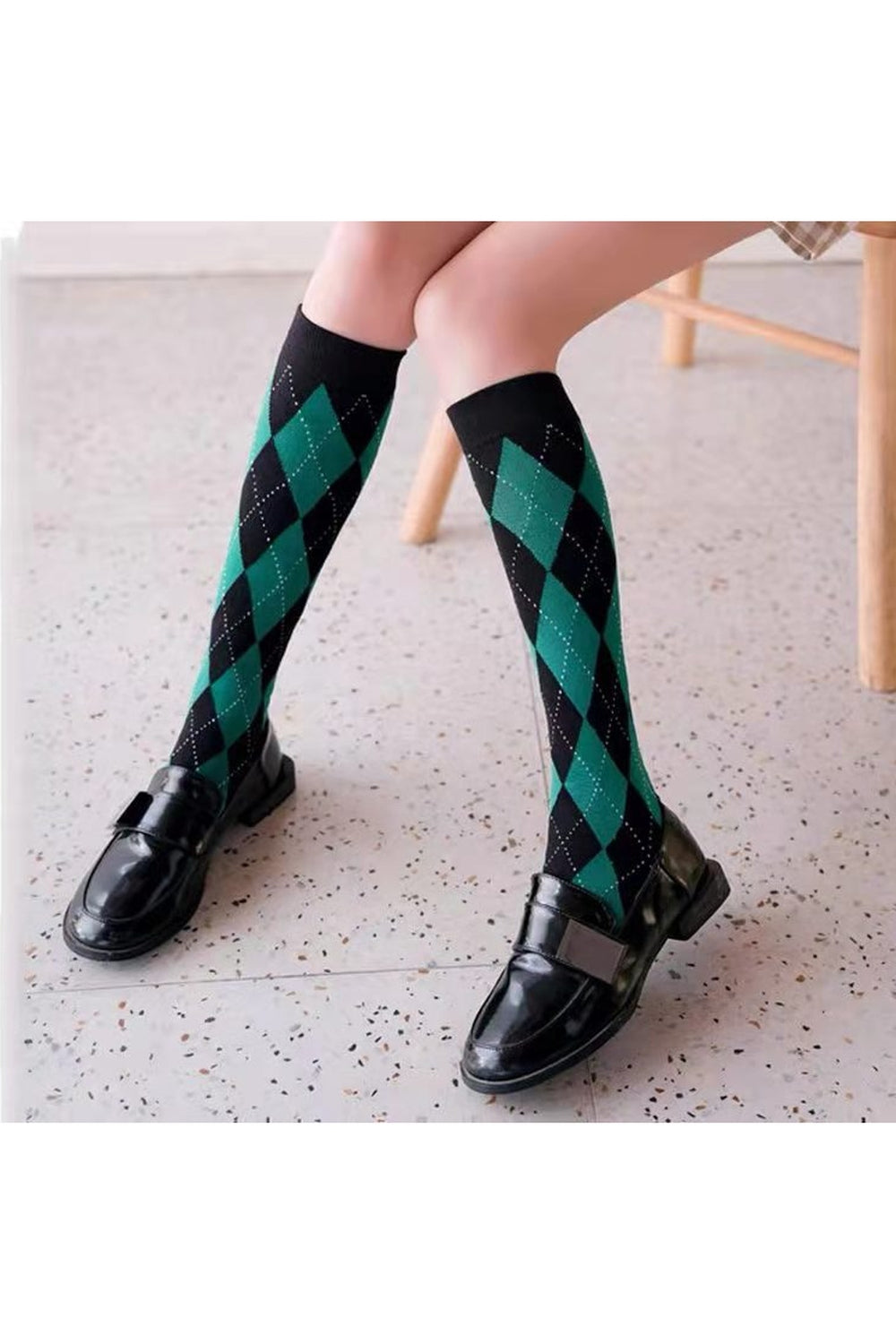 Kawaii Retro Cotton Knee High Socks