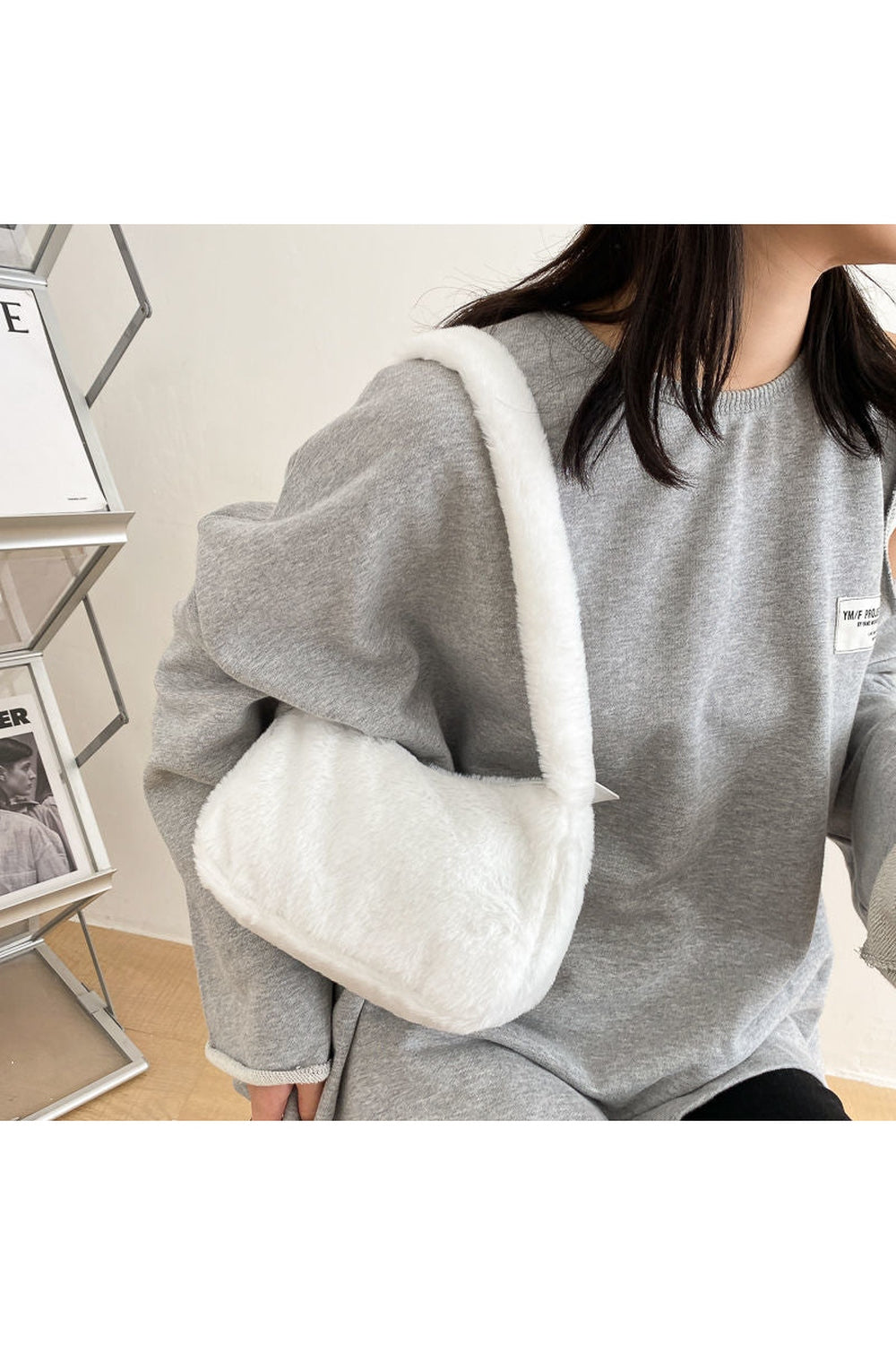 Kawaii Soft Plush Shoulder Bag