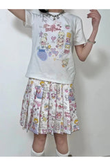 Kawaii Wonderland Pleated Skirt