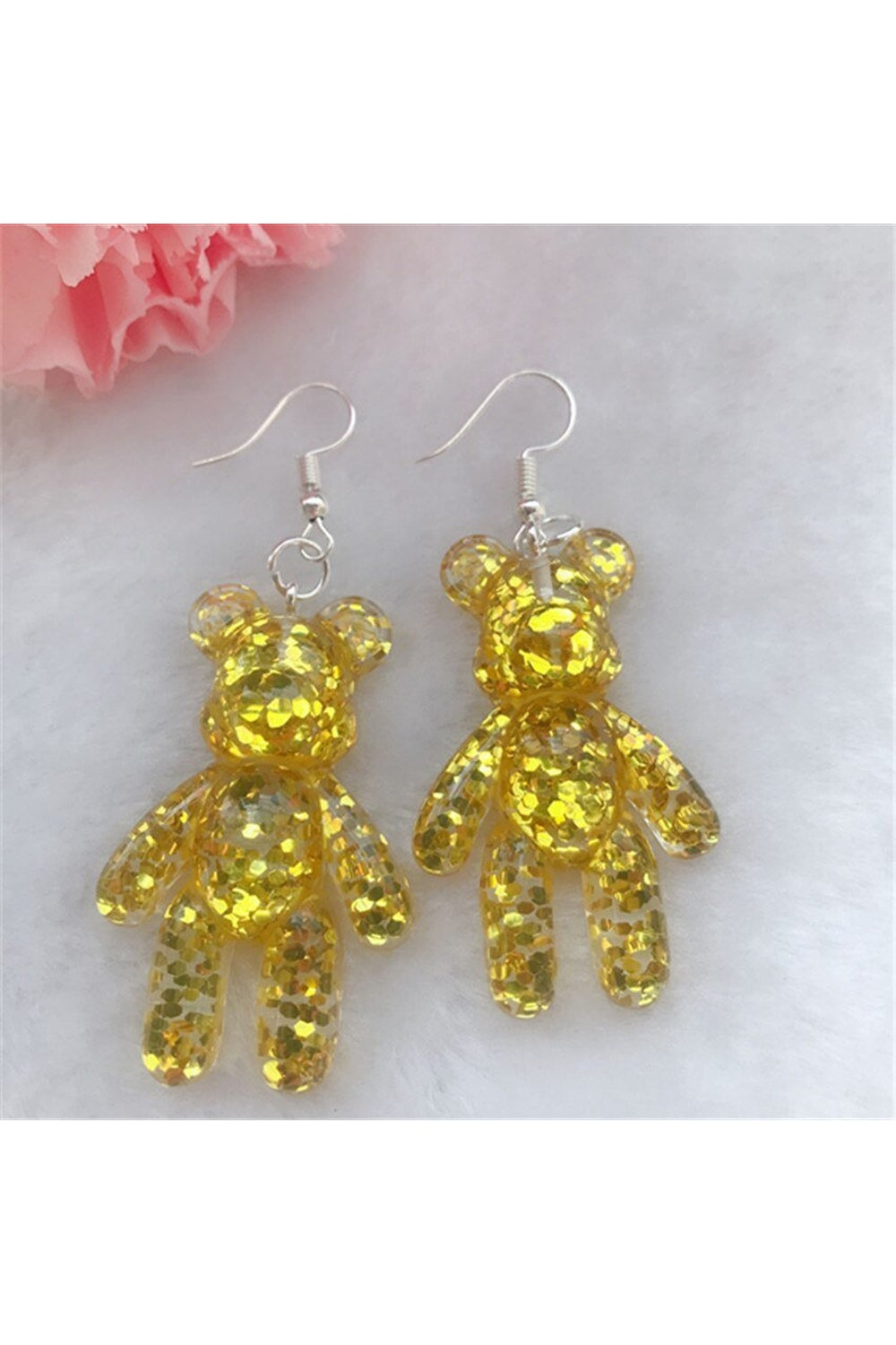 Kidcore Multicolor Bear Earrings