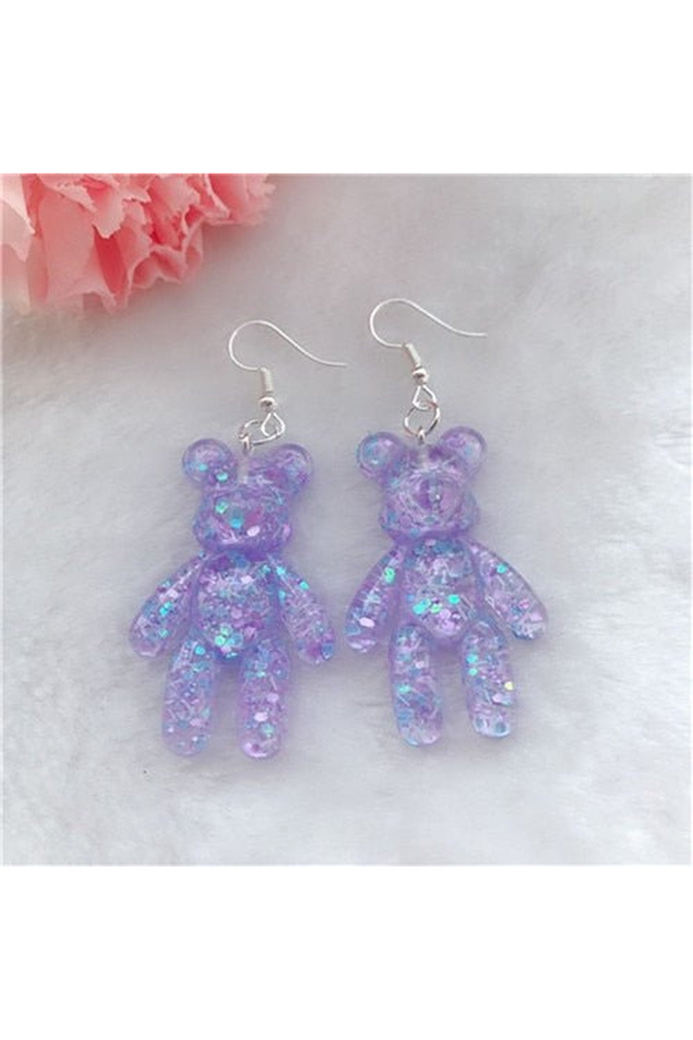 Kidcore Multicolor Bear Earrings