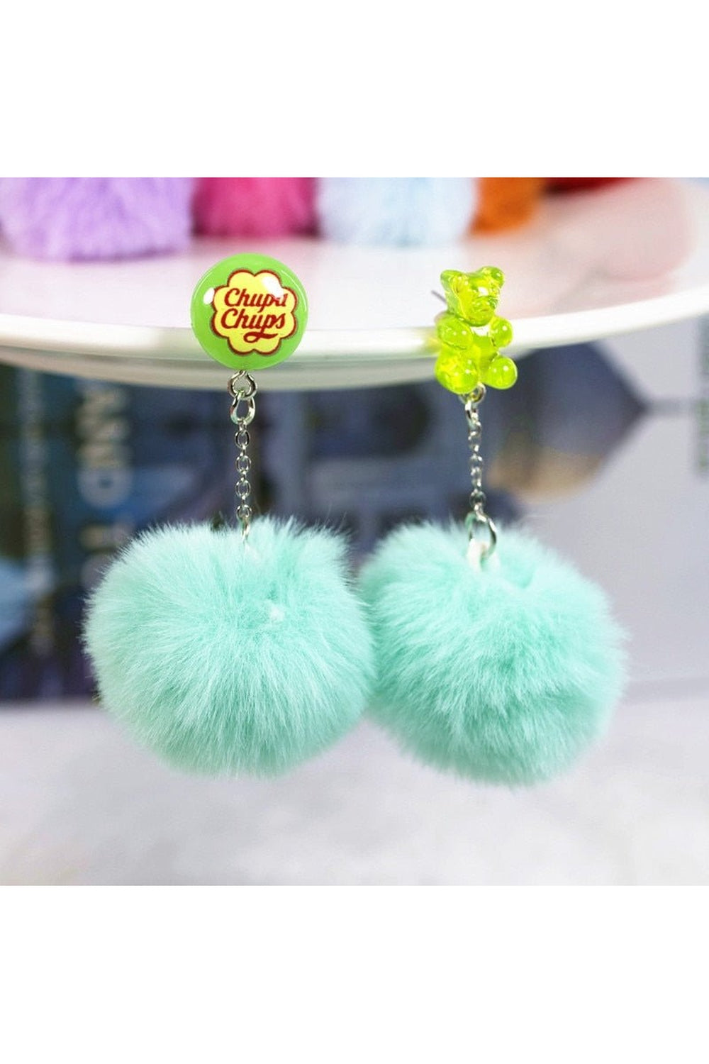 Kidcore Multicolor Candy Charms Earrings