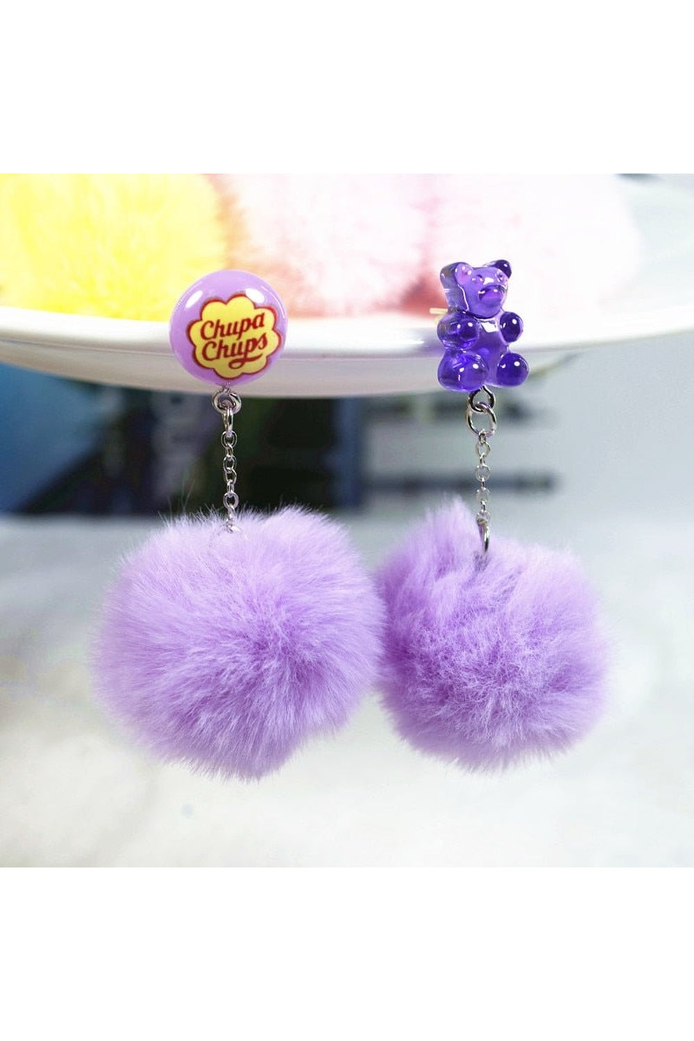 Kidcore Multicolor Candy Charms Earrings