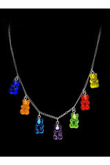 Kidcore Necklace with colorful bears